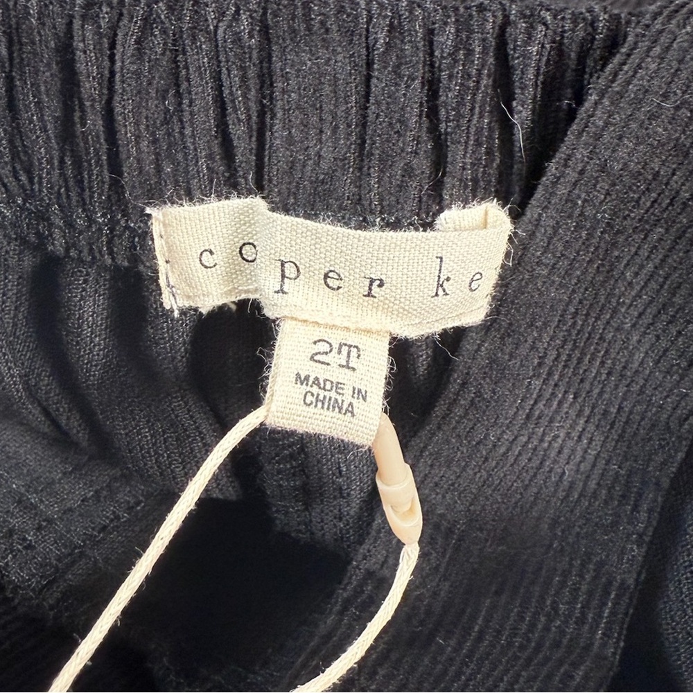 NWT COPPER KEY Girls Corduroy Overall Pants Size 2T Minimalist Everyday NEW - Picture 3 of 11